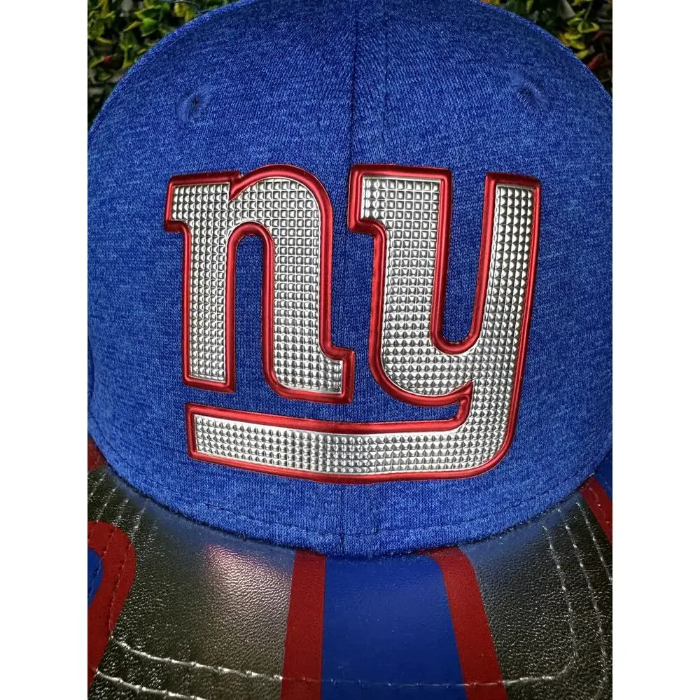 New York Giants NFL Draft 2017 New Era 9Fifty Snapback Hat NY‎ Blue Red Silver